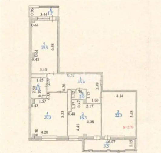 Продажа 3-комнатной квартиры, 106.2 м² в Астане - фото 6