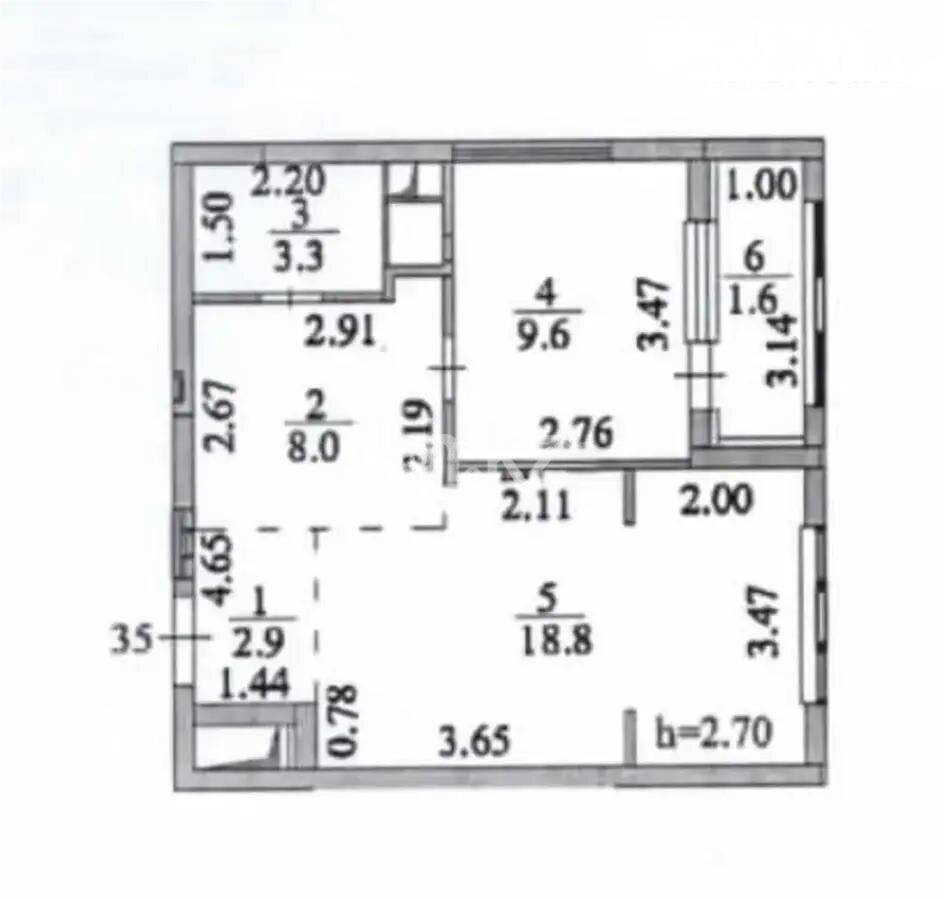 Продажа 2-комнатной квартиры, 44 м² в Астане - фото 5