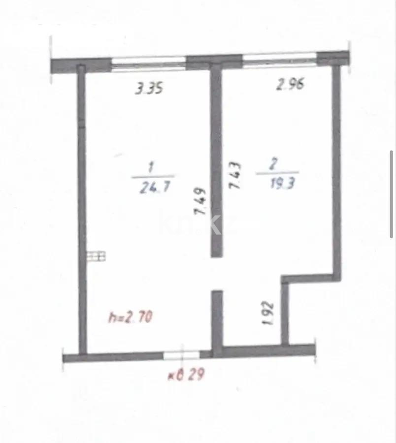 Продажа 1-комнатной квартиры, 44 м² - Продажа недвижимости в Алматы - страница 17 фото 4 из 4