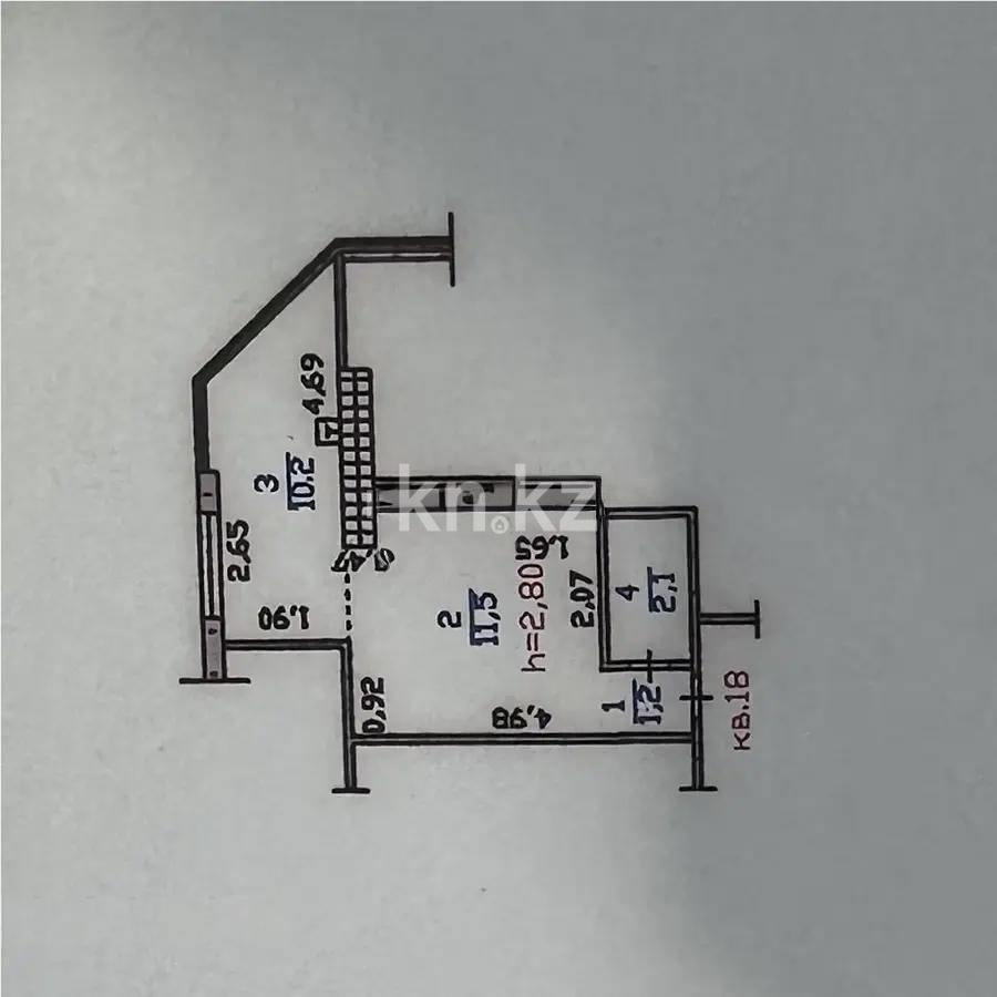 Продажа 1-комнатной квартиры, 25 м² в Алматы - фото 4