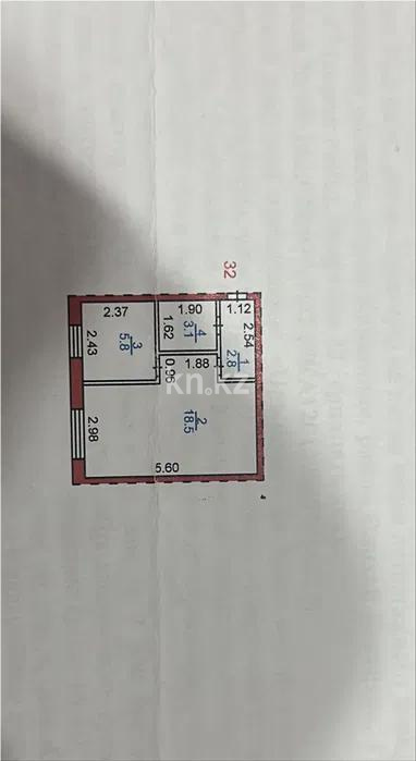 Продажа 1-комнатной квартиры, 50 м², мкр-н 17, дом  47 - Продажа  однокомнатных квартир в Караганде без посредников фото 3 из 3