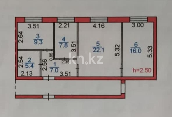 Продажа 3-комнатной квартиры, 68 м² - Аренда баз, складов и промышленной недвижимости в Павлодаре фото 26 из 26