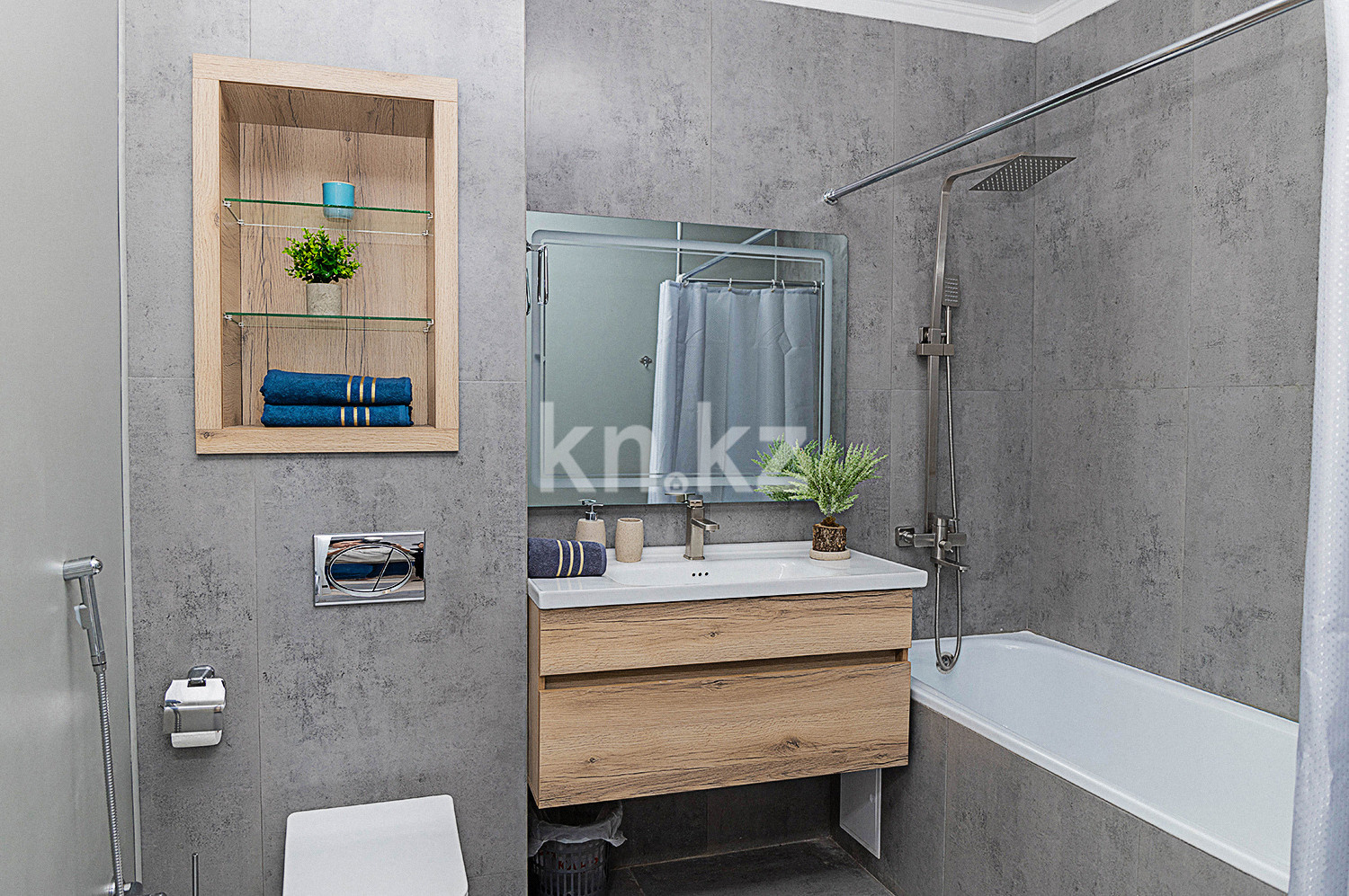 Аренда 2-комнатной квартиры посуточно, 60 м², ул. Шаляпина, дом  1/18 - ул. Саина в Алматы - фото 10