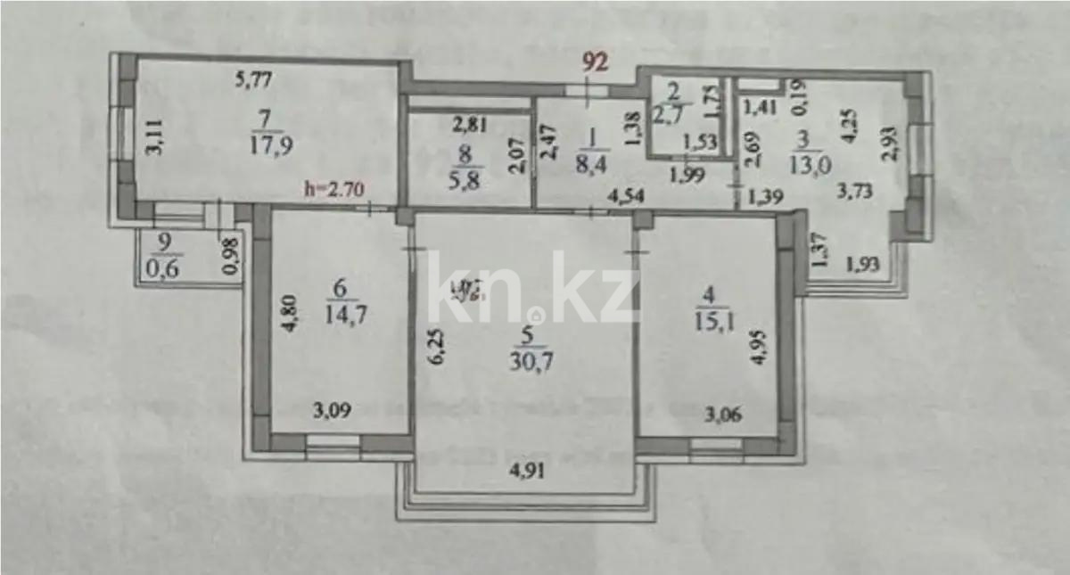 Продажа 4-комнатной квартиры, 110 м² - Продажа квартир в Астане фото 8 из 8