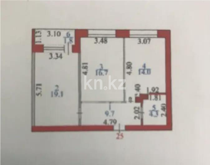 Продажа 2-комнатной квартиры, 65 м² - Продажа квартир в районе Город в Караганде фото 1 из 1