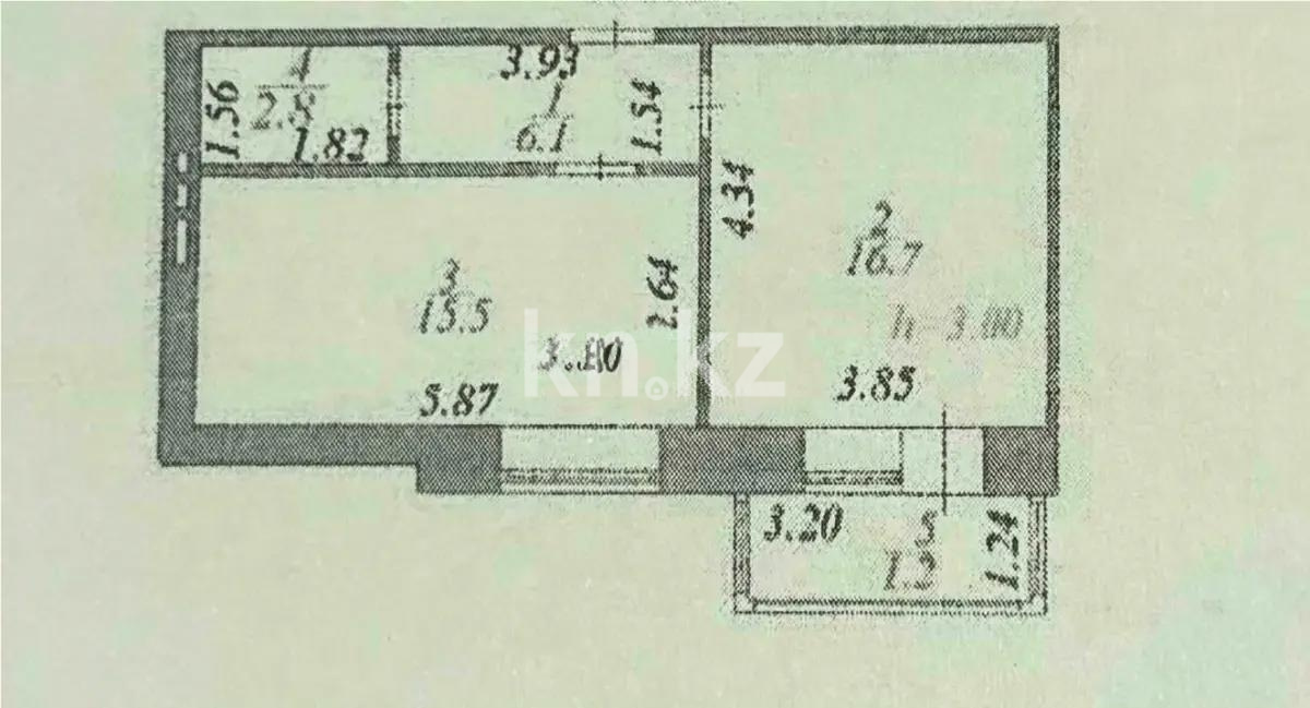 Продажа 1-комнатной квартиры, 44 м² в Астане - фото 4