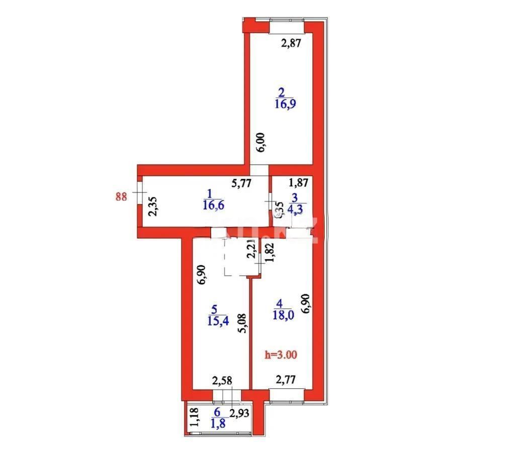 Продажа 2-комнатной квартиры, 73 м² - Продажа квартир в Астане - страница 2 фото 1 из 1