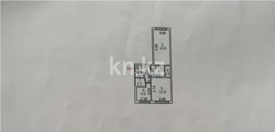 Продажа 2-комнатной квартиры, 44 м² - Продажа двухкомнатных квартир от собственников в Караганде - страница 2 фото 5 из 5