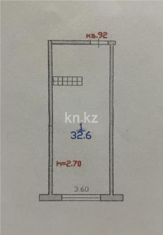 Продажа 1-комнатной квартиры, 32.6 м² - Продажа квартир в новостройках Алматы - страница 232 фото 3 из 3