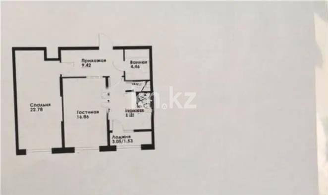 Продажа 2-комнатной квартиры, 67 м² в Алматы
