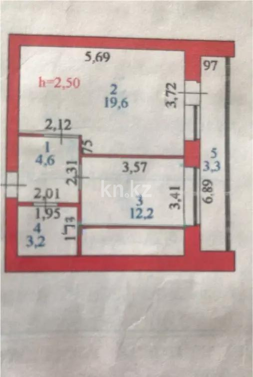 Продажа 1-комнатной квартиры, 45 м² в Астане - фото 4
