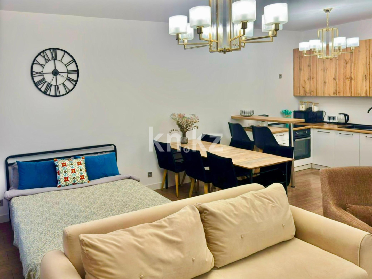 Аренда 2-комнатной квартиры посуточно, 56 м², Гагарина, дом  233 - Аренда  двухкомнатных квартир посуточно в Алматы фото 8 из 24