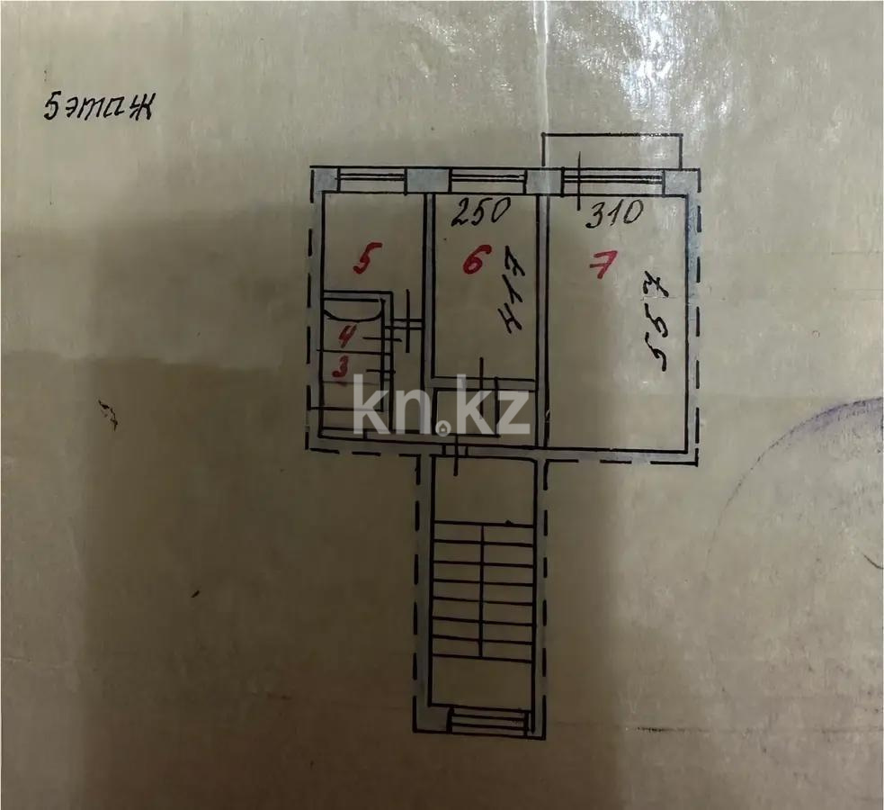 Продажа 2-комнатной квартиры, 43 м², ул. Казахстанская, дом  126/1 - Продажа квартир в Шахтинске фото 5 из 5