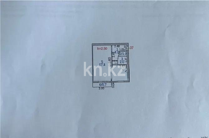 Продажа 1-комнатной квартиры, 37 м², мкр-н 16, дом  30 - Продажа квартир в Караганде без посредников с фото фото 1 из 1