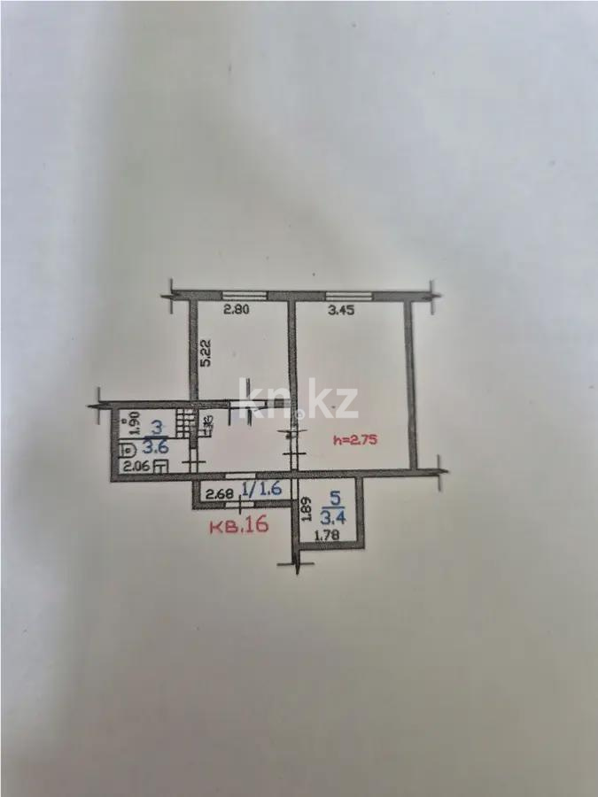 Продажа 1-комнатной квартиры, 40.9 м² в Алматы - фото 4