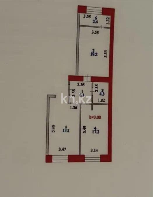 Продажа 2-комнатной квартиры, 70 м² в Астане - фото 4
