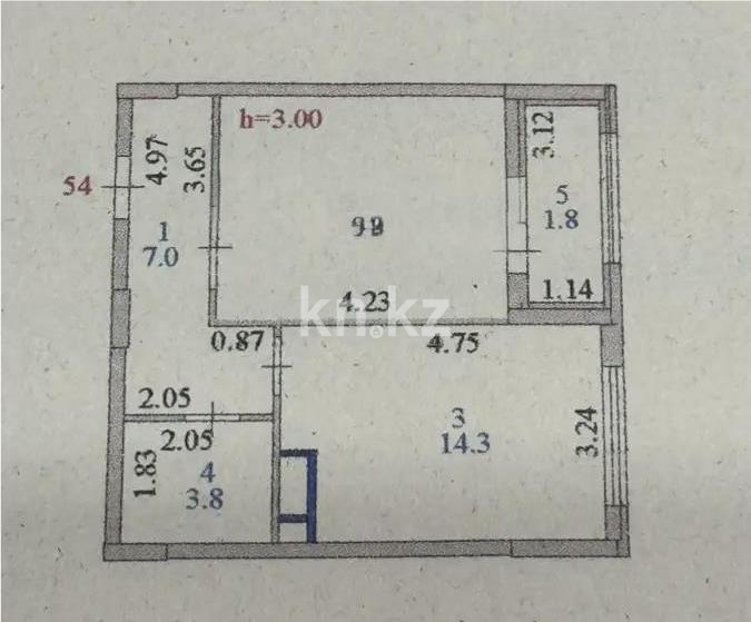 Продажа 2-комнатной квартиры, 42 м² в Астане - фото 4