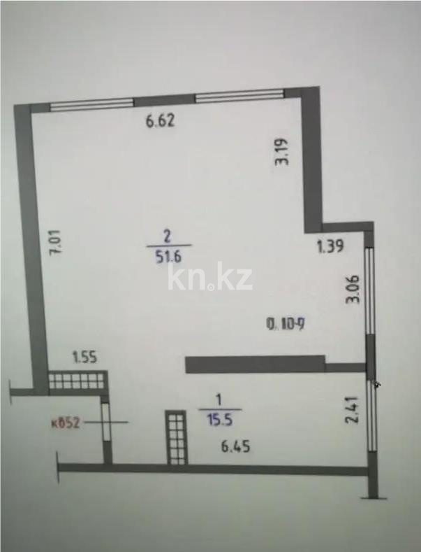 Продажа 3-комнатной квартиры, 67.1 м² - Продажа трехкомнатных квартир в монолитно-каркасном доме в Алматы - страница 3 фото 1 из 1
