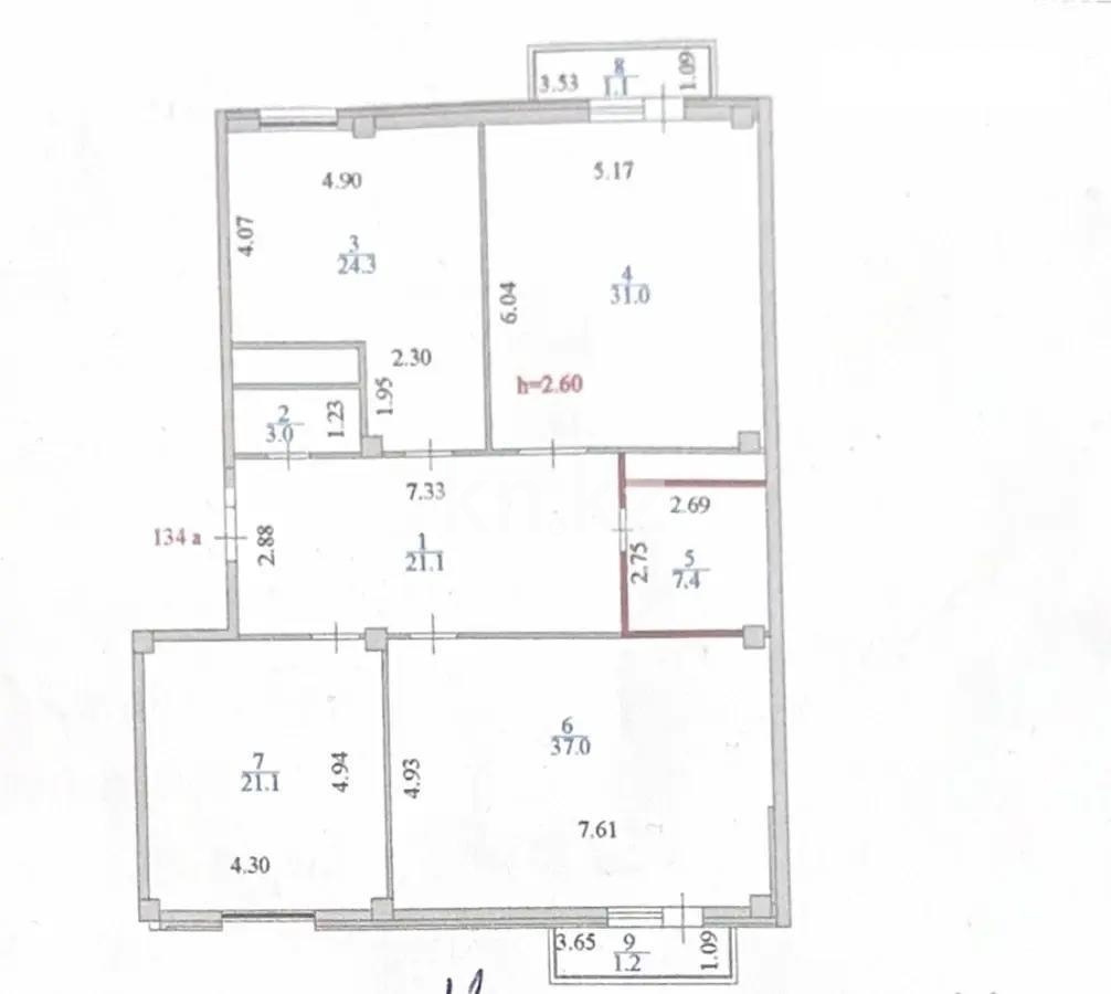 Продажа 3-комнатной квартиры, 147.2 м² - Продажа трехкомнатных квартир от собственников в Астане фото 1 из 1