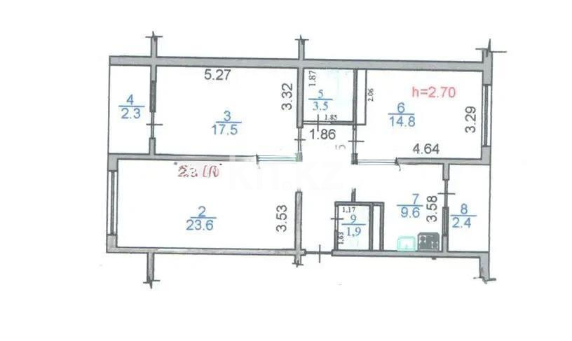 Продажа 3-комнатной квартиры, 83.6 м², мкр-н Зердели, дом  165 - Продажа квартир в Казахстане фото 1 из 1