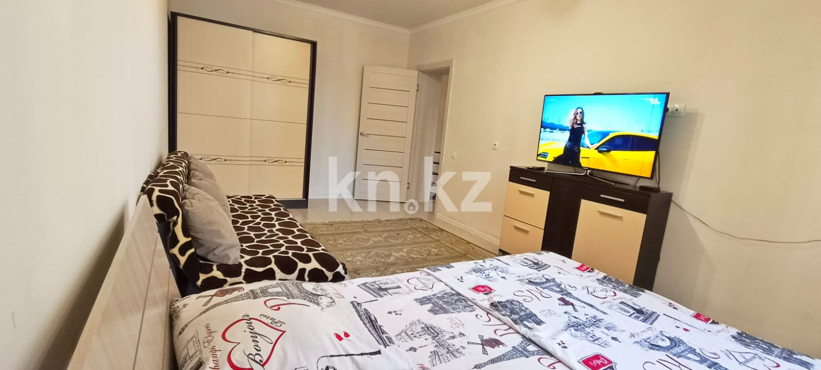 Аренда 2-комнатной квартиры посуточно, 60 м², ул. Абишева, дом  36/3 - ул. Райымбек батыра - Аренда  двухкомнатных квартир посуточно в Алматы с фото фото 5 из 11