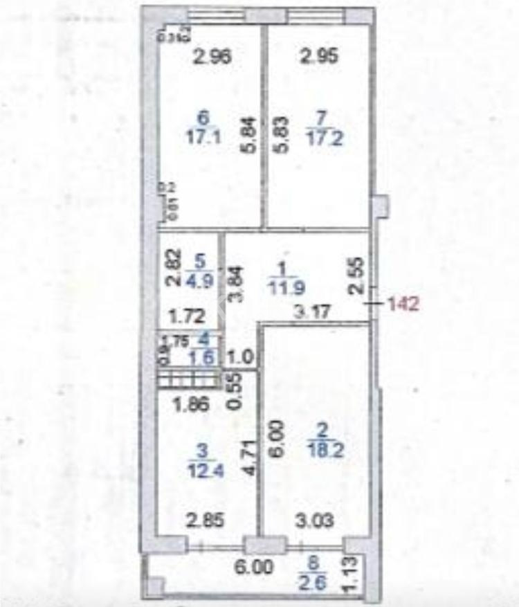 Продажа 3-комнатной квартиры, 86 м² в Караганде - фото 21