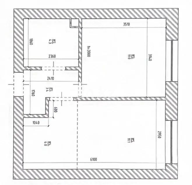 Продажа 2-комнатной квартиры, 35 м² - Продажа квартир в новостройках Астаны фото 6 из 6