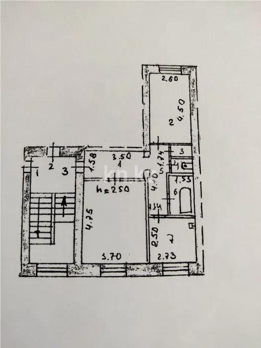 Продажа 2-комнатной квартиры, 52 м², пр. Строителей, дом  36 - Продажа  двухкомнатных квартир в Темиртау фото 1 из 1