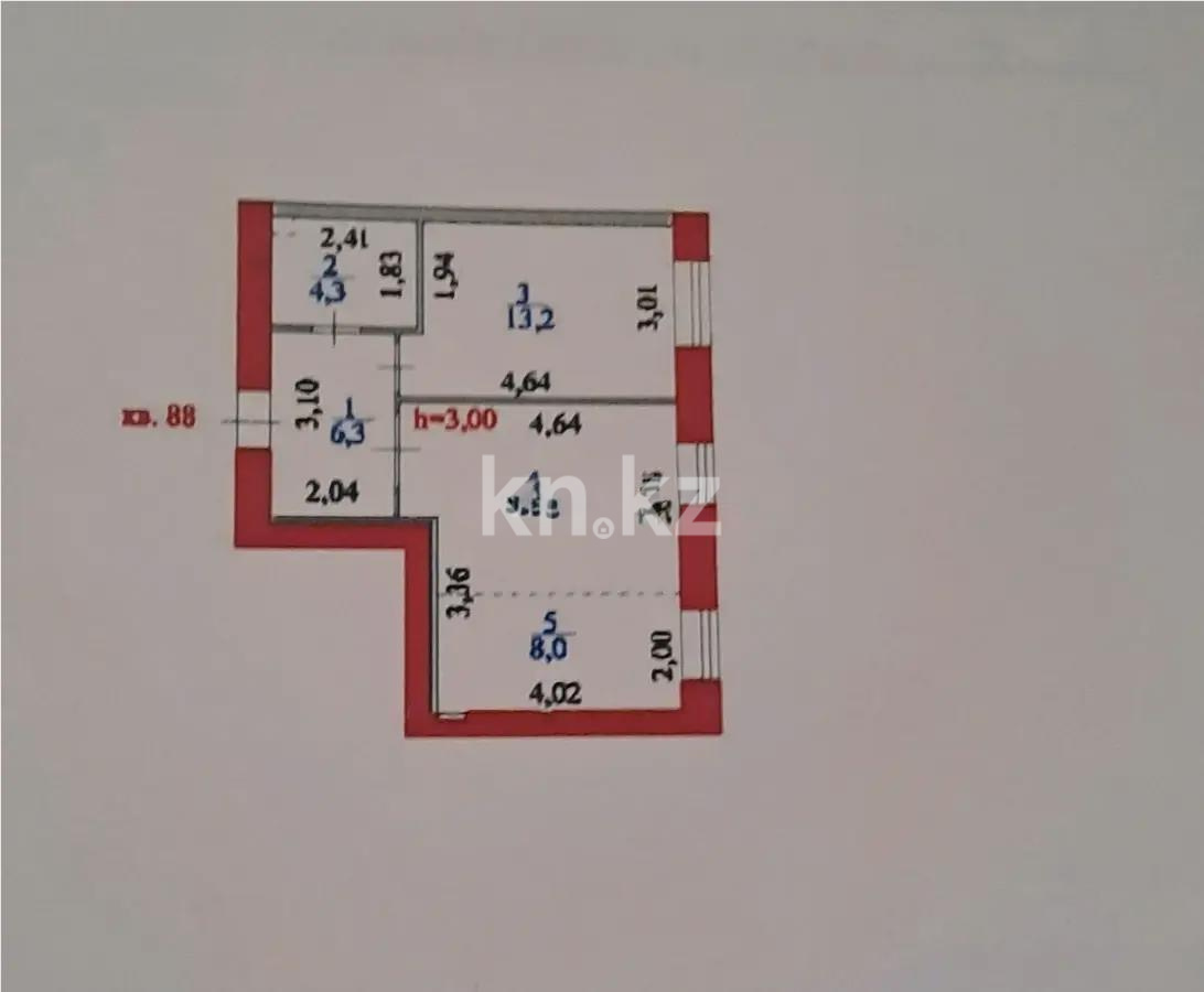 Продажа 2-комнатной квартиры, 47 м², ул. Е-15, дом  13/1 в Астане - фото 5