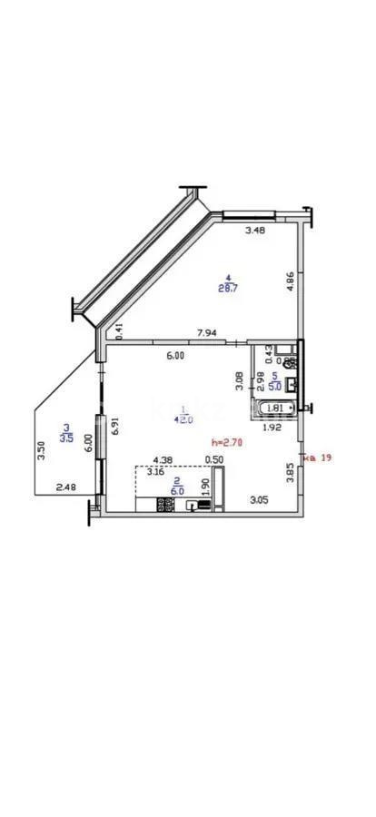 Продажа 3-комнатной квартиры, 85.2 м² - Продажа квартир в Казахстане - страница 24 фото 1 из 1