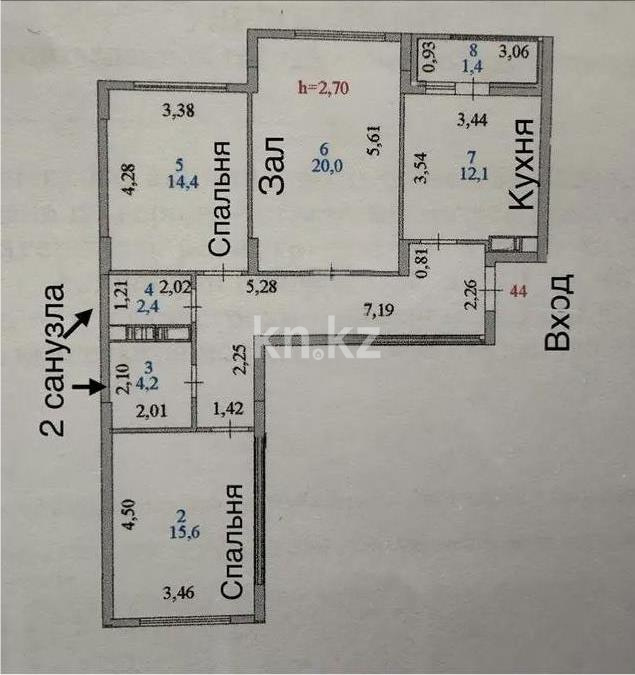 Продажа 3-комнатной квартиры, 85 м² в Астане - фото 5