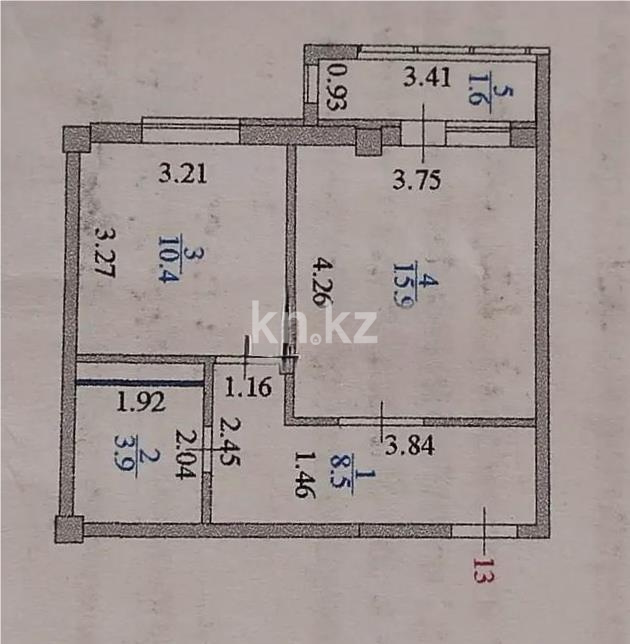Продажа 1-комнатной квартиры, 40 м² - Продажа квартир от собственников в Астане - страница 19 фото 4 из 4