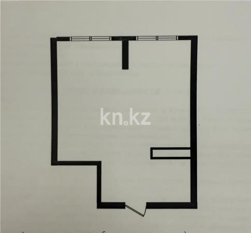 Продажа 1-комнатной квартиры, 45.85 м², ул. Момышулы, дом  100 стр - Продажа  однокомнатных квартир в Алматы с фото фото 1 из 1