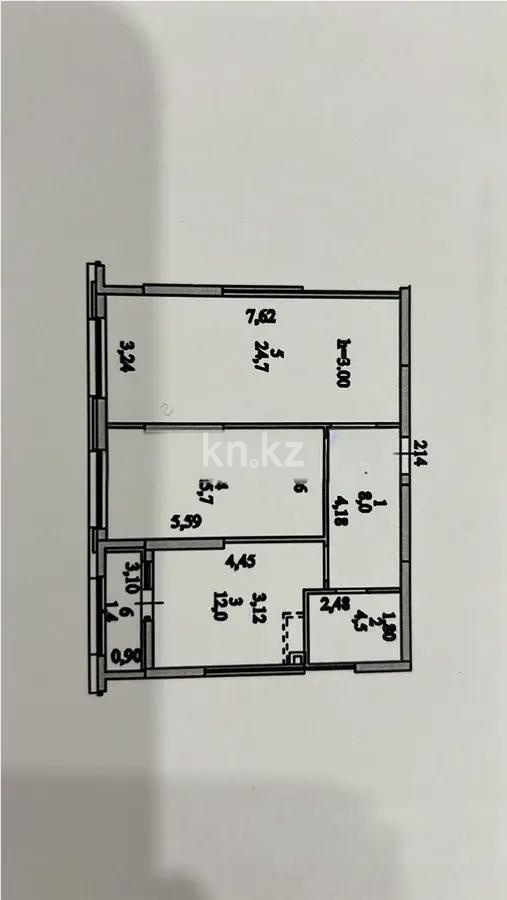 Продажа 2-комнатной квартиры, 66 м², ул. Толе би, дом  14 - Продажа квартир в Казахстане фото 1 из 1