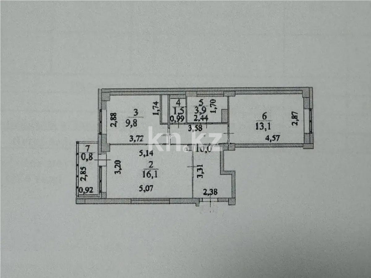 Продажа 2-комнатной квартиры, 55 м² в Астане - фото 6