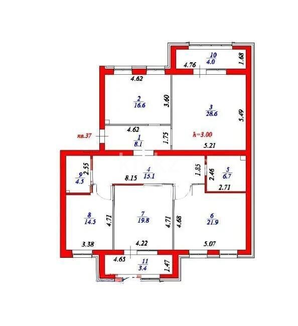 Продажа 4-комнатной квартиры, 143.2 м² в Астане