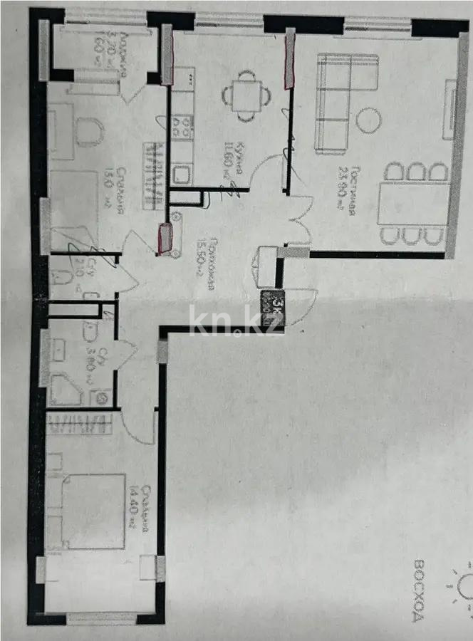 Продажа 3-комнатной квартиры, 85 м², ул. Е-36, дом  4 - Продажа квартир в Казахстане фото 10 из 10