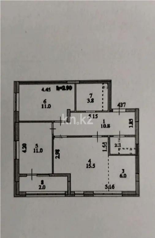 Продажа 3-комнатной квартиры, 65 м² в Астане