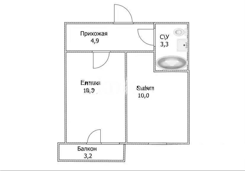 Продажа 1-комнатной квартиры, 32 м² - Продажа квартир в Астане фото 4 из 4