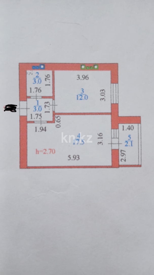 Продажа 1-комнатной квартиры, 37.6 м² - Продажа однокомнатных квартир в кирпичном доме в Астане - страница 60 фото 9 из 9