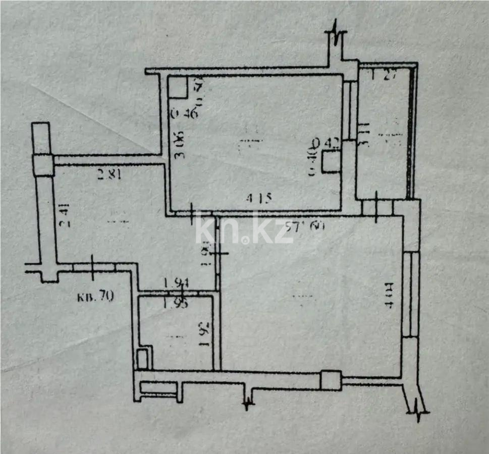 Продажа 1-комнатной квартиры, 45 м², мкр-н Аксай-5, дом  3б - Продажа квартир в новостройках Алматы без посредников фото 6 из 6