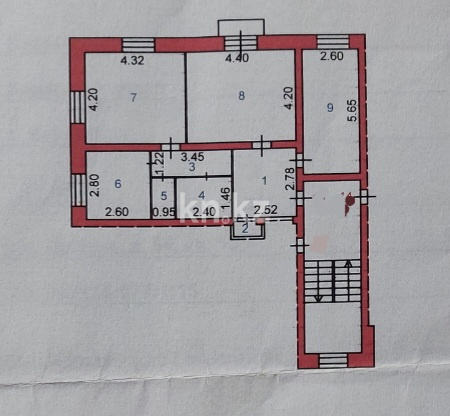 Продажа 3-комнатной квартиры, 76 м², ул. Абая, дом  54 - Продажа  трехкомнатных квартир в Караганде с фото фото 1 из 5