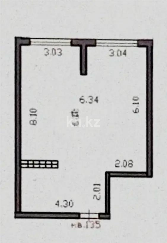 Продажа 1-комнатной квартиры, 46.2 м² - Продажа квартир в Алматы - страница 3 фото 2 из 2