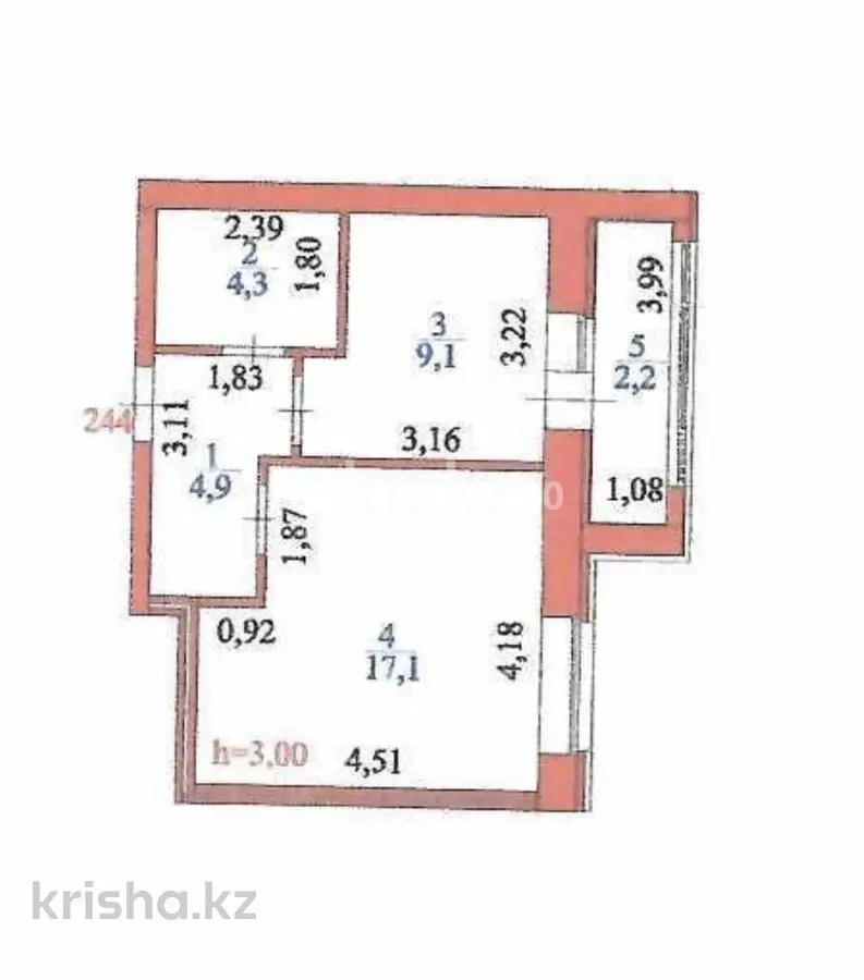 Продажа 1-комнатной квартиры, 37.6 м² в Астане - фото 6