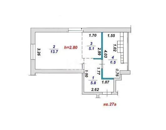 Продажа 1-комнатной квартиры, 31.1 м² - Продажа недвижимости в Казахстане - страница 13 фото 4 из 4