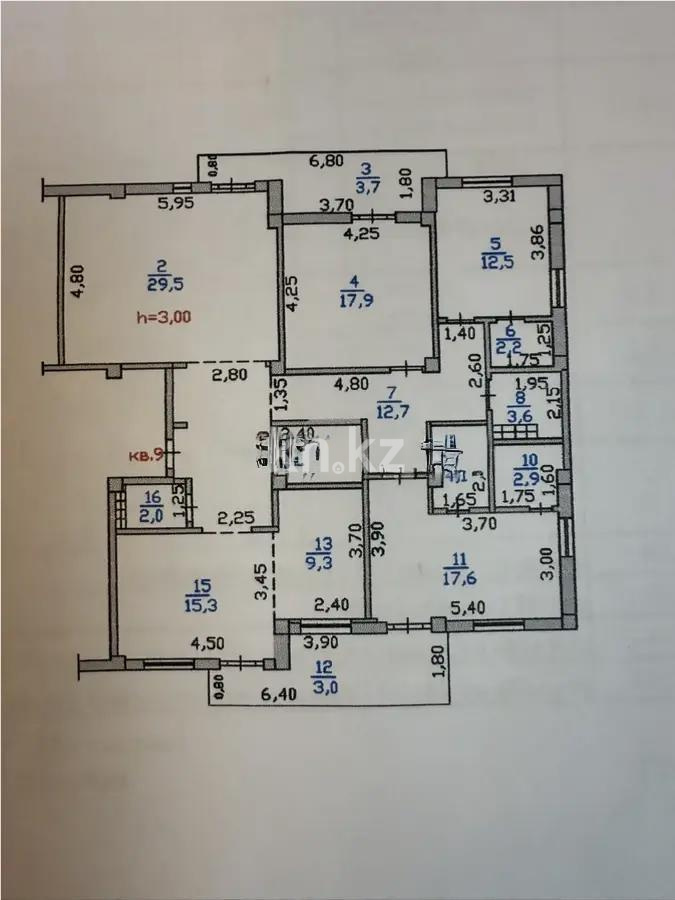 Продажа 4-комнатной квартиры, 155 м², ул. Салыкова, дом  40 - Продажа квартир в Алматы фото 1 из 1