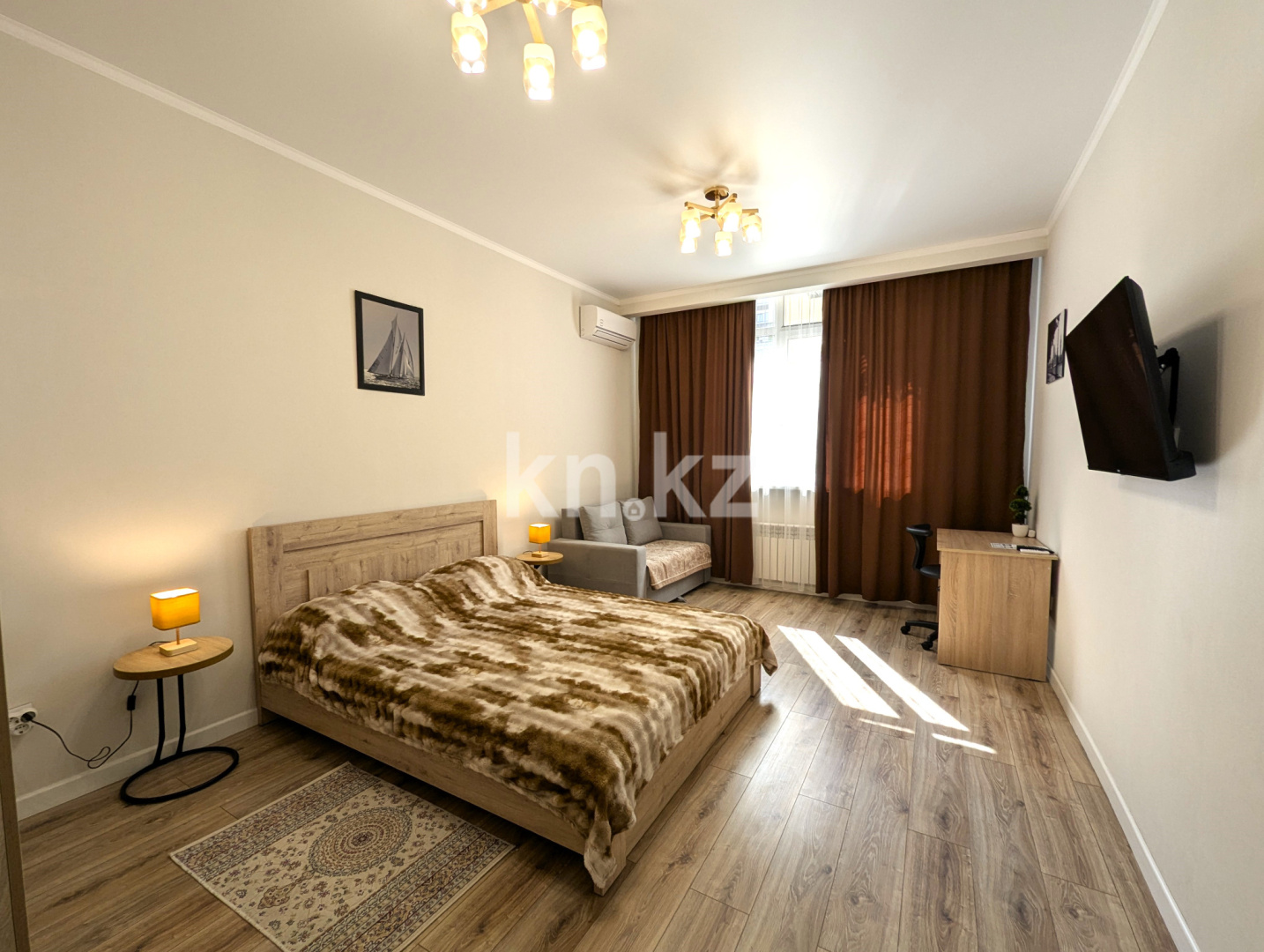 Аренда 1-комнатной квартиры посуточно, 45 м², ул. Торекулова, дом  95 - Сейфуллина - Аренда  однокомнатных квартир посуточно в Алматы фото 2 из 12