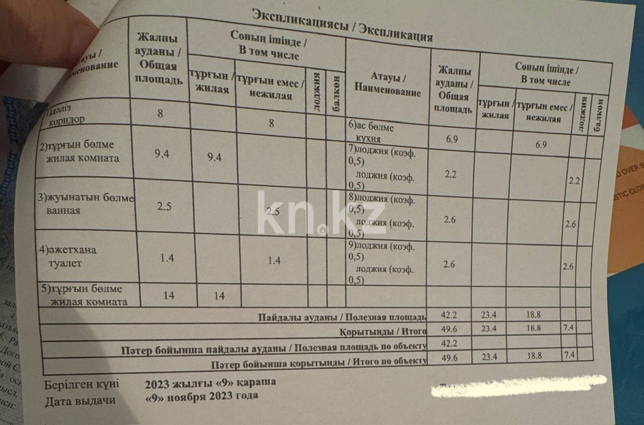 Продажа 2-комнатной квартиры, 57 м², Тонкуруш - Продажа квартир в Таразе фото 15 из 15