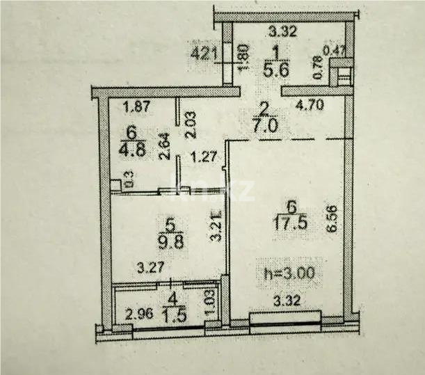 Продажа 2-комнатной квартиры, 46.2 м² - Продажа квартир в новостройках Алматы без посредников - страница 24 фото 1 из 1