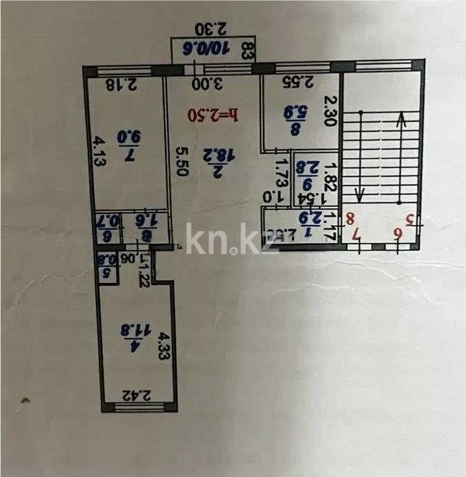 Продажа 3-комнатной квартиры, 54 м² - Продажа трехкомнатных квартир от собственников в Караганде фото 6 из 6